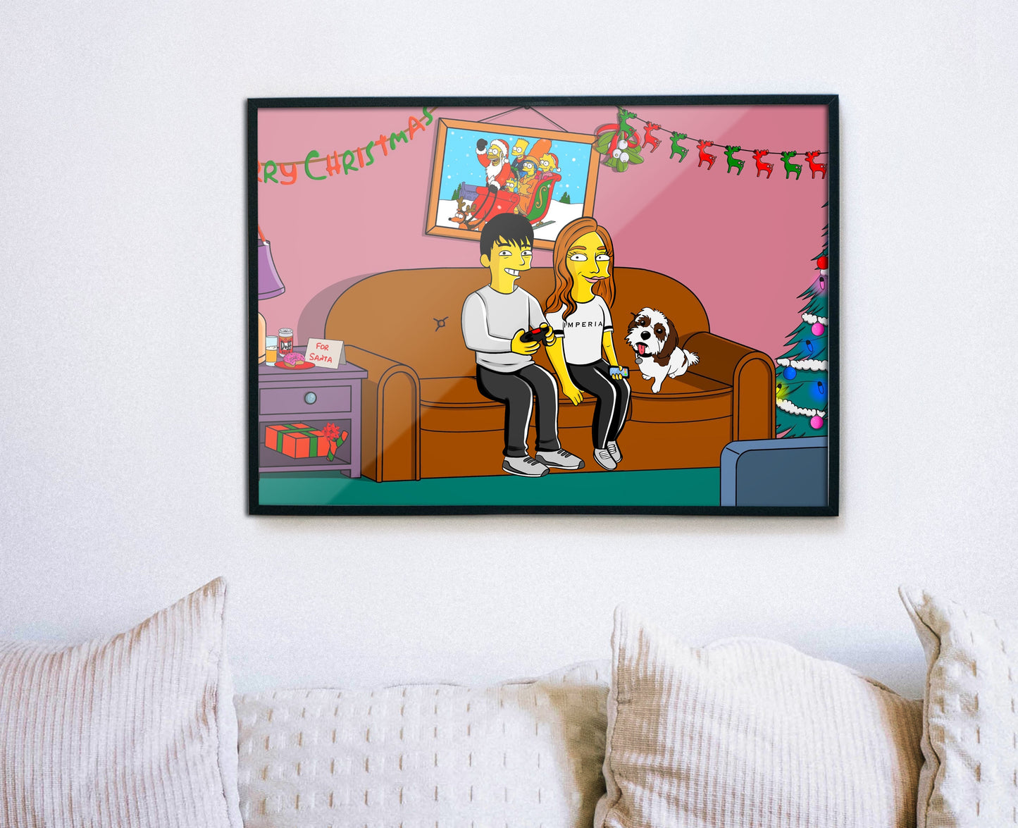 Personalized Simpsons Family Portrait
