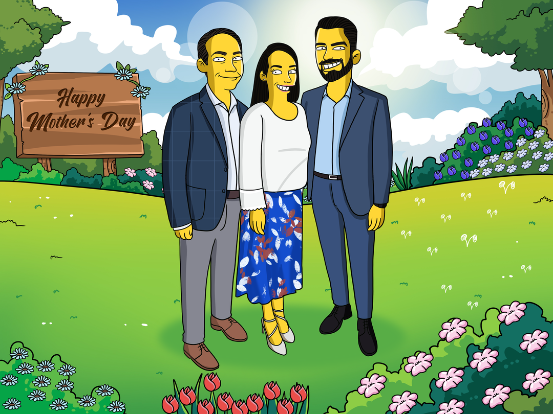 Simpsons Portrait Custom Simpson Cartoon Family Cartoon -   Norway