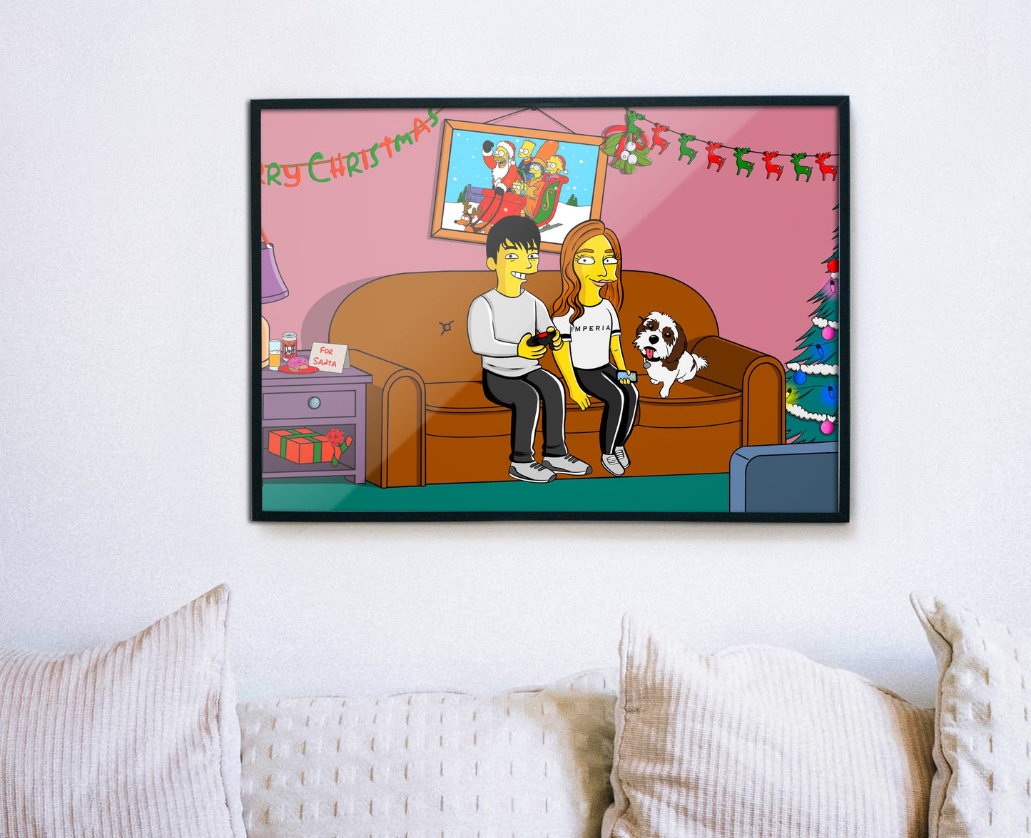 Custom Simpsons Family Portrait