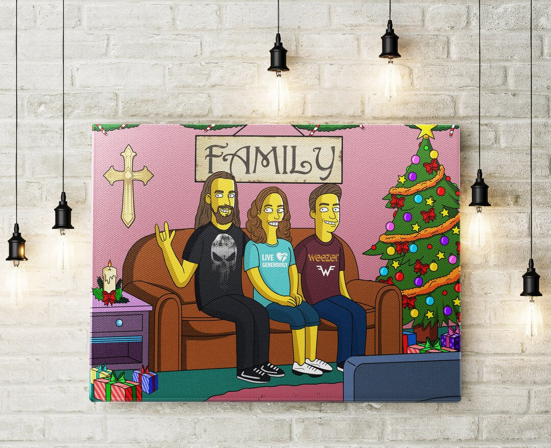 Custom Simpsons Portrait