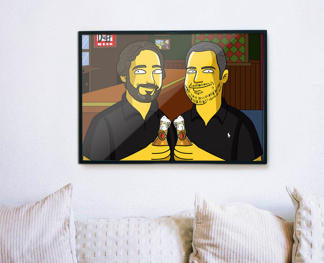 Custom Simpsons Portrait