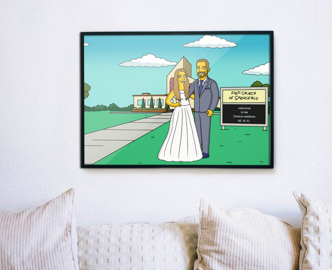 Custom Simpsons Portrait