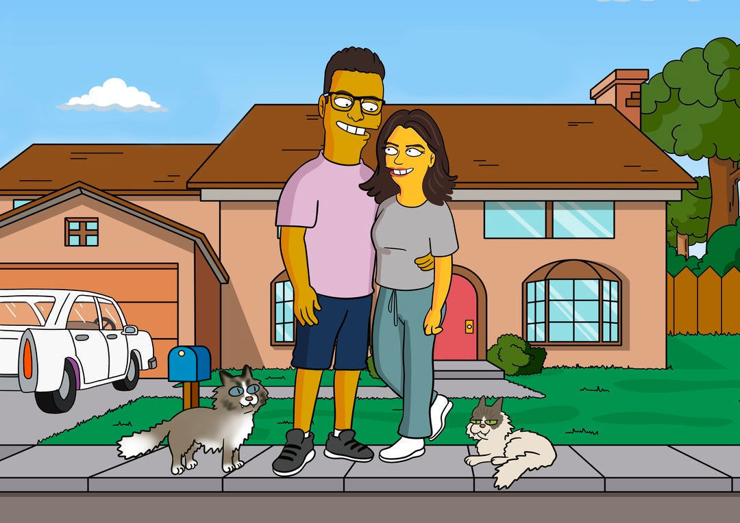 Custom Simpsons Portrait